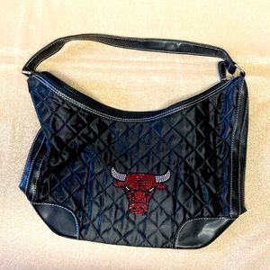 New without tag, Chicago Bulls bejeweled purse.